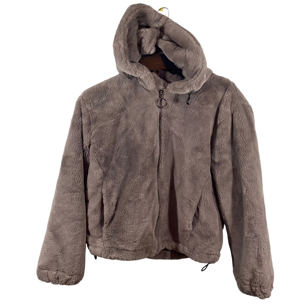 Romeo And Juliet Couture Crop Jacket With Hood
